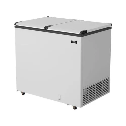 Conservador Horizontal 2 Portas 325 Litros ECH350 220V Branco Caixa Interna Galvanizada Esmaltec
