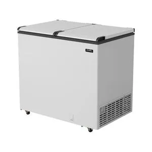 Conservador Horizontal 2 Portas 325 Litros ECH350 220V Branco Caixa Interna Galvanizada Esmaltec