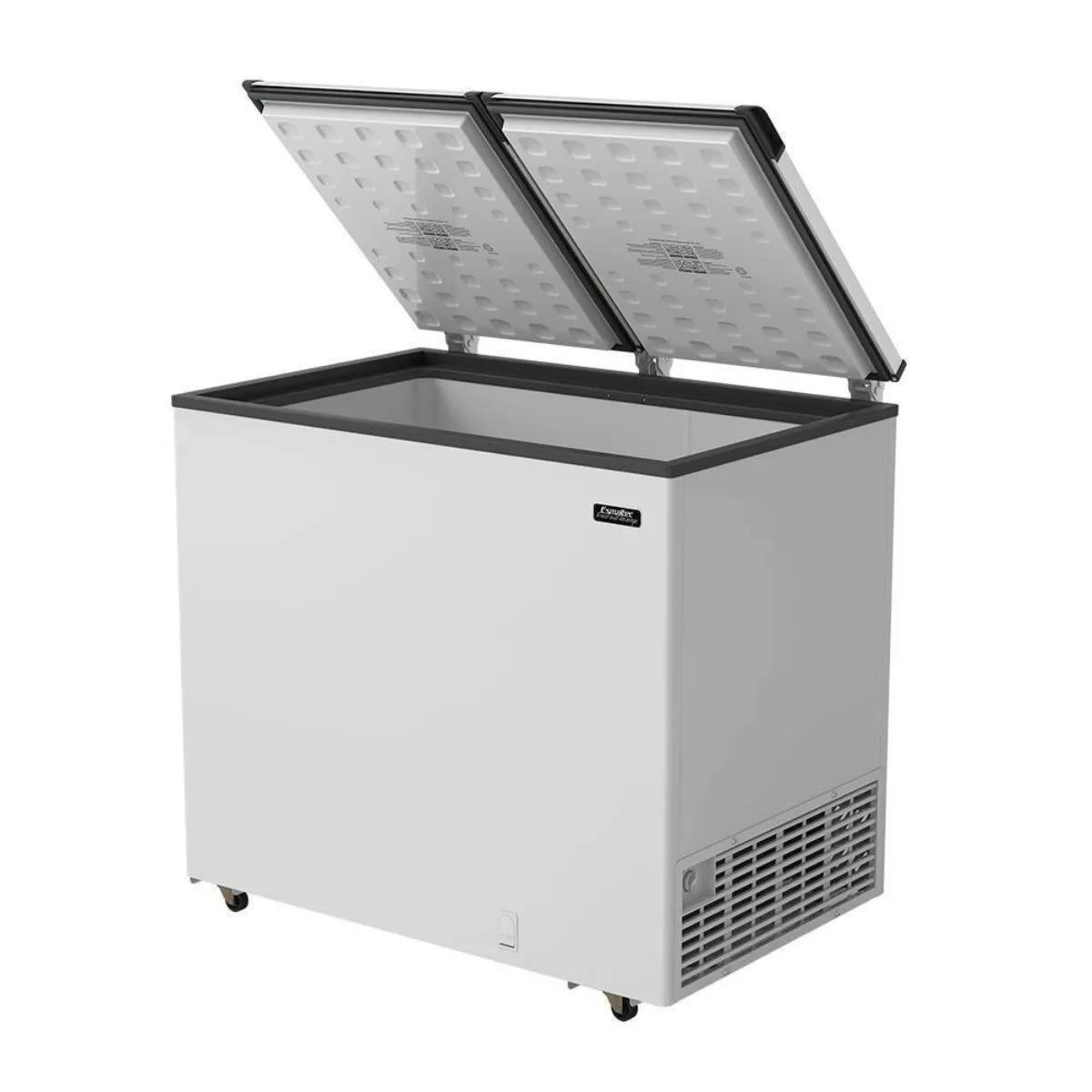 Conservador Horizontal 2 Portas 325 Litros ECH350 220V Branco Caixa Interna Galvanizada Esmaltec