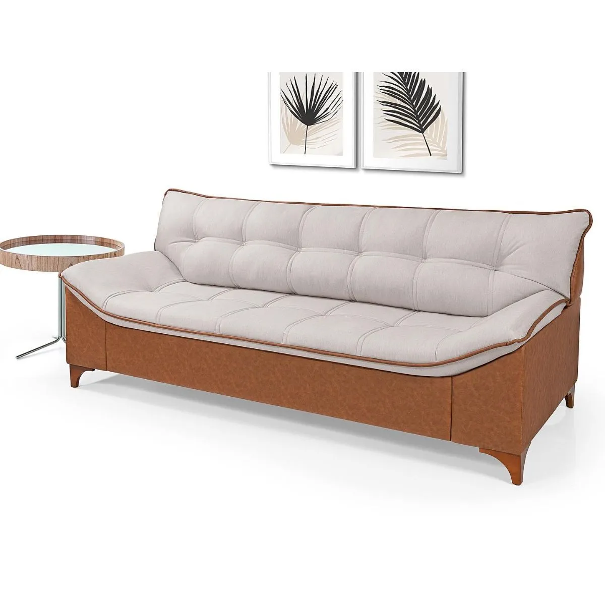 Sofá Veneza Madero 3 Lugares A 210/856