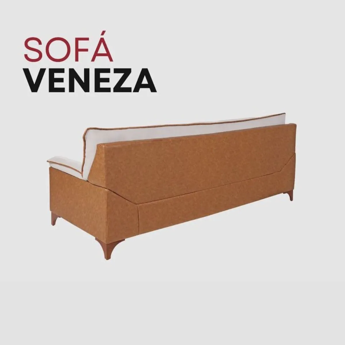 Sofá Veneza Madero 3 Lugares A 210/856