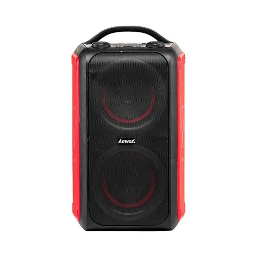 Caixa de Som Amplificada Amvox ACA 600 Bag Vox Red 600w com Led Bivolt