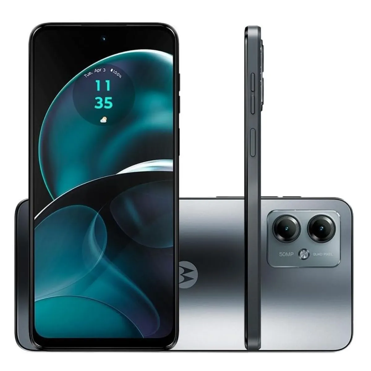 Smartphone Motorola Moto G14 4G 128GB Câmera Tripla 50mp+2mp e Selfie 8mp Grafite Tela 6.5