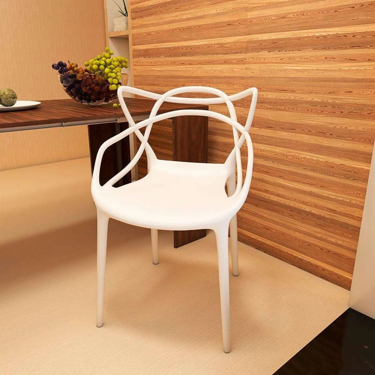 Cadeira Decorativa Allegra Em Polipropileno