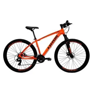 Bicicleta Aro 29 Cairu Lotus Mec. 21V Laranja/Preto Quadro 17.5