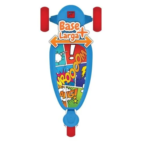 Patinete Infantil Skatenet Kid Azul com Freio e 3 Rodas Bandeirante