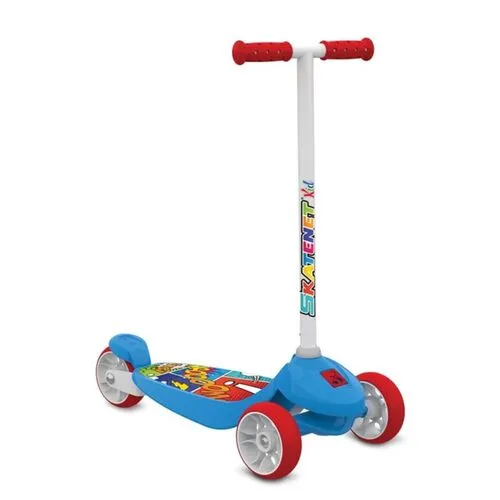 Patinete Infantil Skatenet Kid Azul com Freio e 3 Rodas Bandeirante