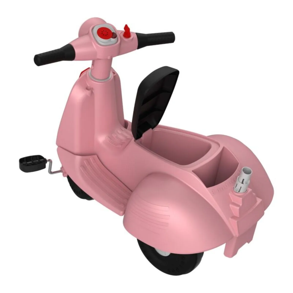 Triciclo Infantil Banderetta Pedal e Passeio Rosa Bandeirante