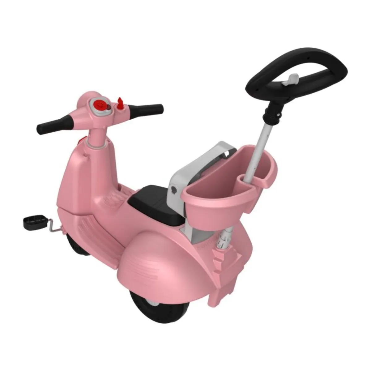 Triciclo Infantil Banderetta Pedal e Passeio Rosa Bandeirante