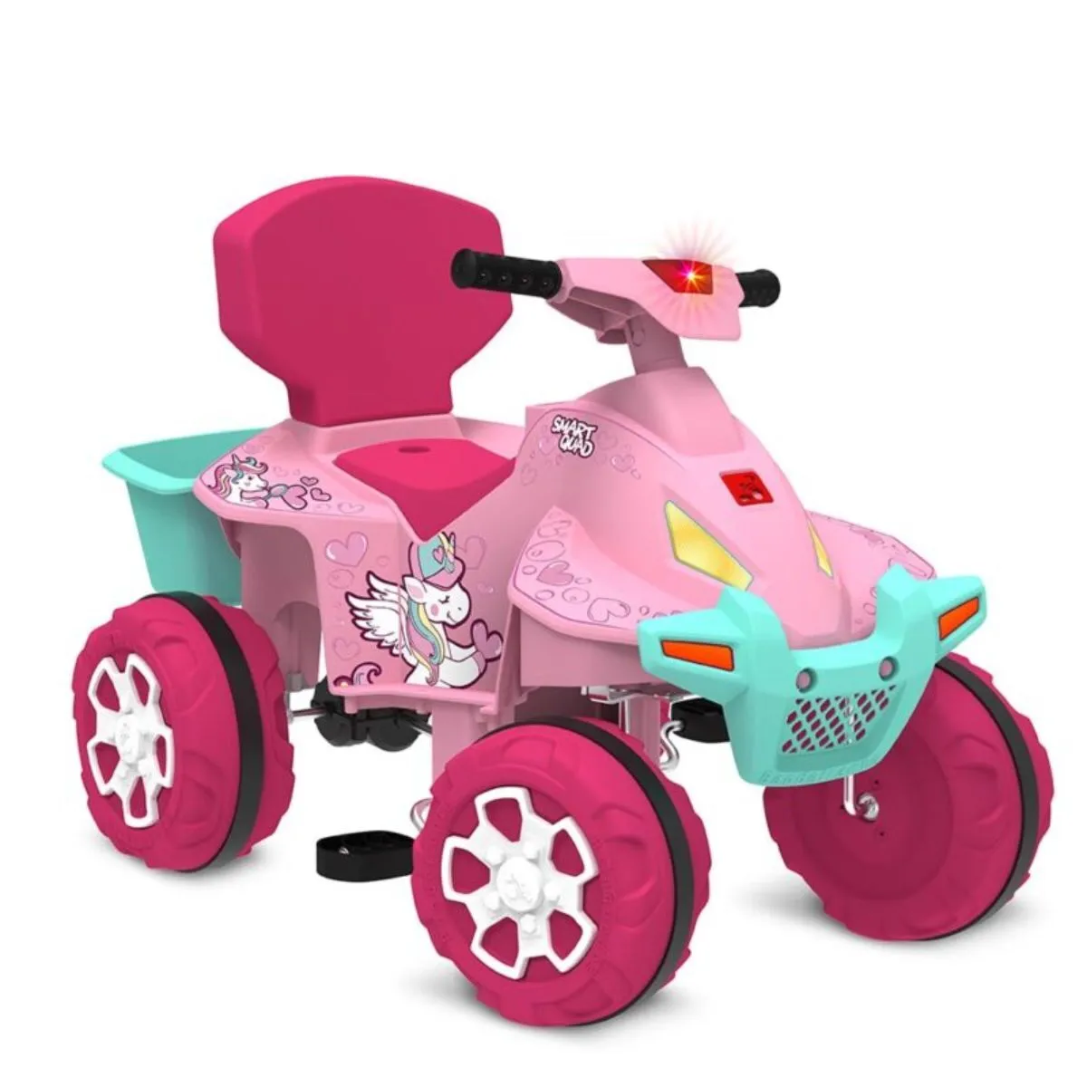 Quadriciclo Smart Quad Passeio e Pedal Rosa