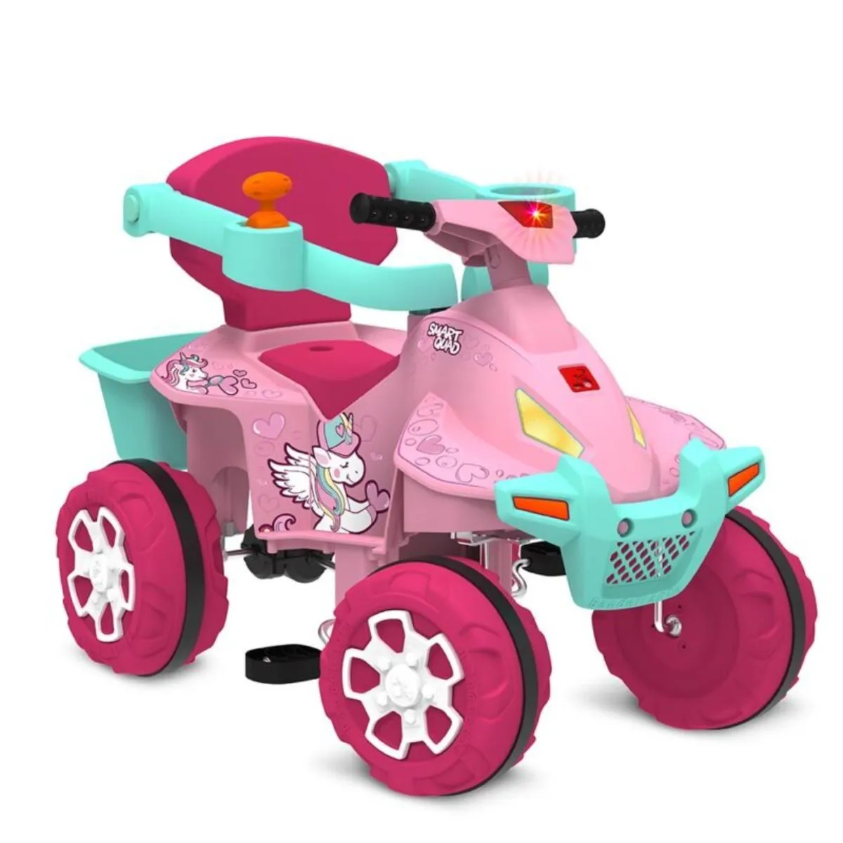 Quadriciclo Smart Quad Passeio e Pedal Rosa