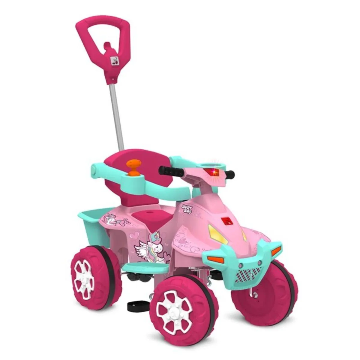Quadriciclo Smart Quad Passeio e Pedal Rosa