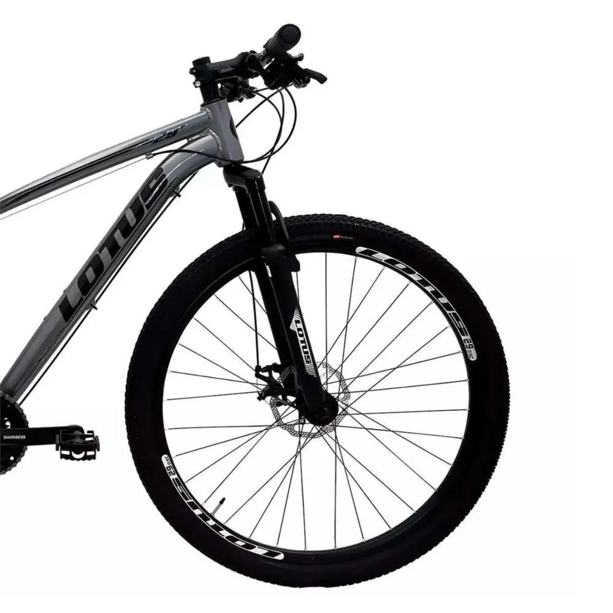 Bicicleta Aro 29 Cairu Lotus Mec. 21V Cinza/Preto Quadro 17.5
