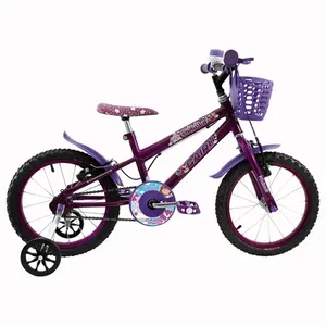 Bicicleta Infantil Aro 16 MTB Rebaixada Fadinha Lilás