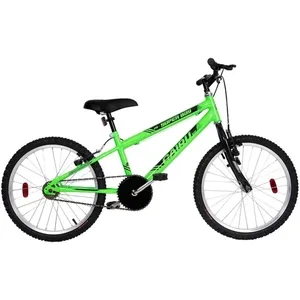 Bicicleta Aro 20 MTB Masculina Rebaixada Super Boy Verde