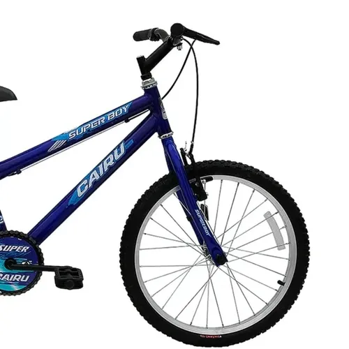Bicicleta Aro 20 MTB Masculina Rebaixada Super Boy Azul