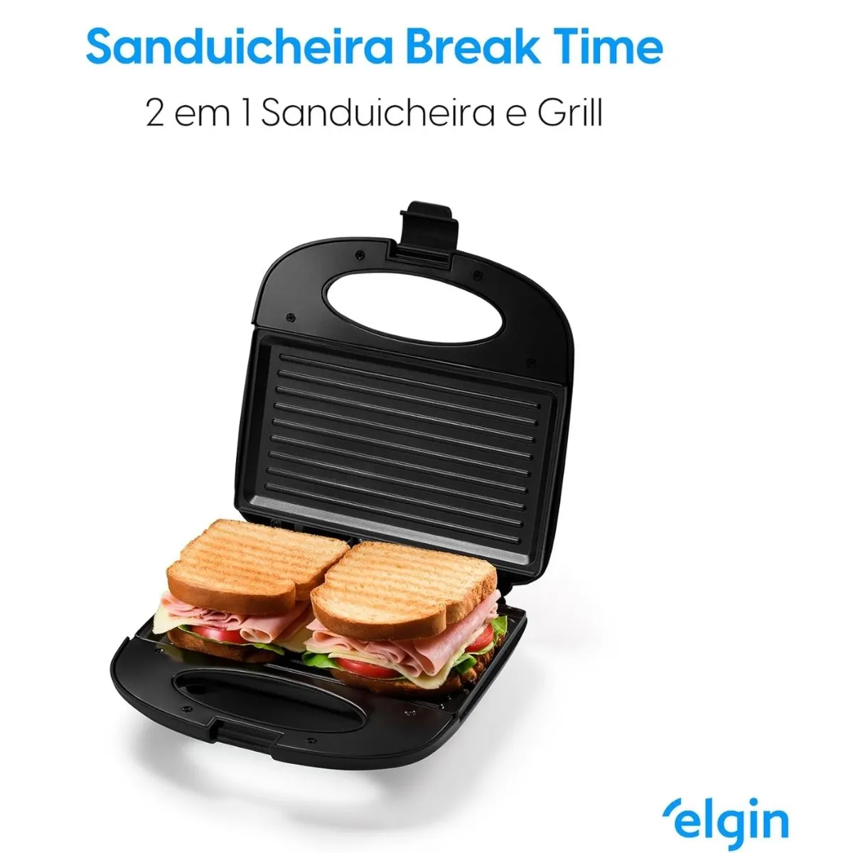 Sanduicheira Mini Grill Elgin Break Time Preto SAN20 220V