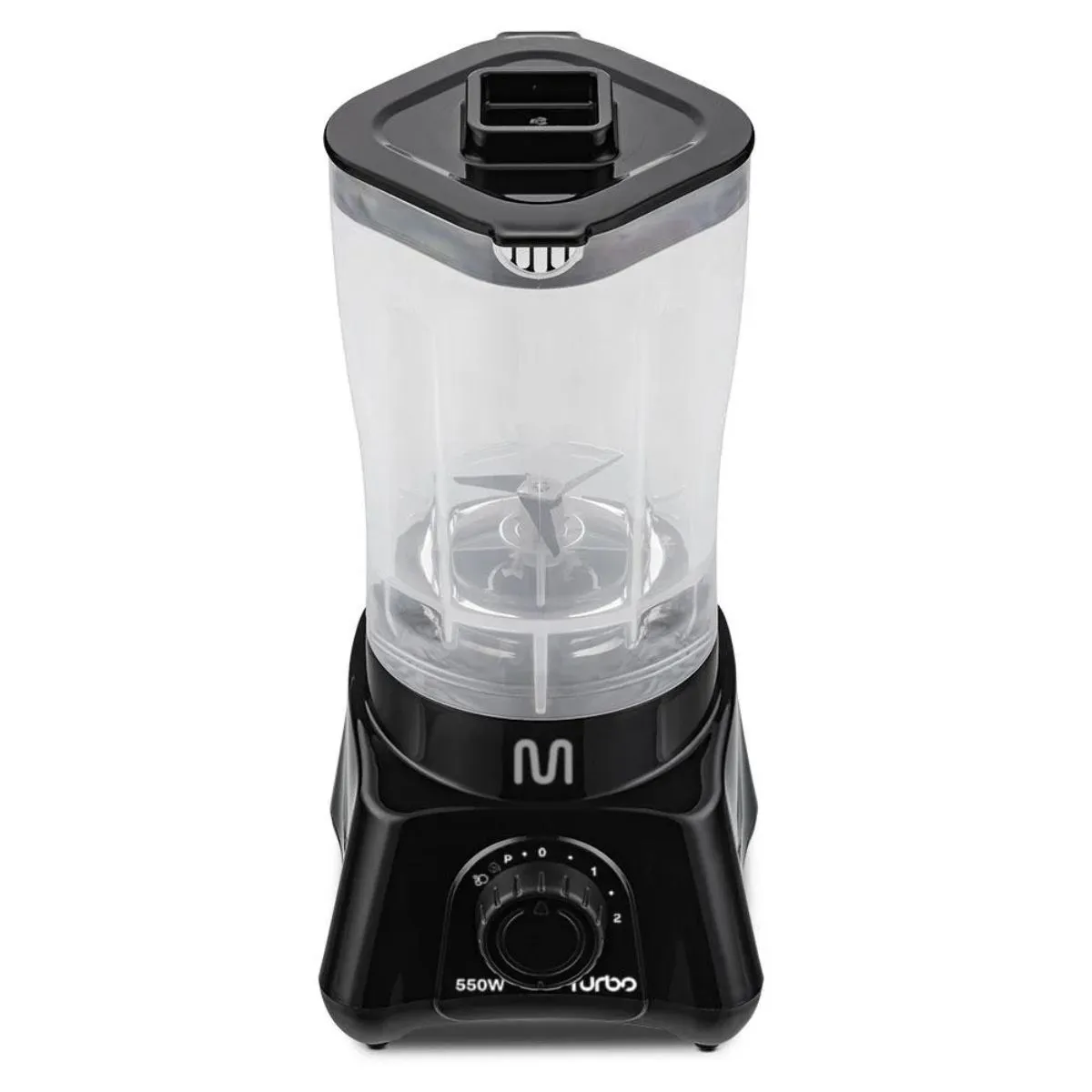 Liquidificador Turbo 2,1L 2 Velocidades 550W 220V Preto Multi Home - LQ552