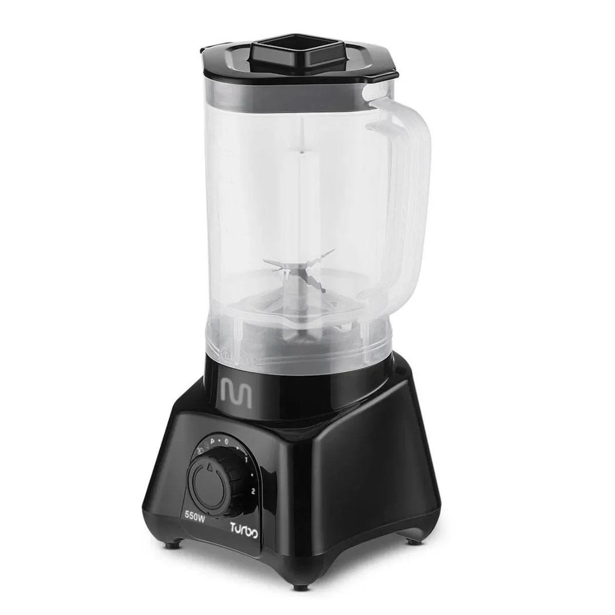 Liquidificador Turbo 2,1L 2 Velocidades 550W 220V Preto Multi Home - LQ552