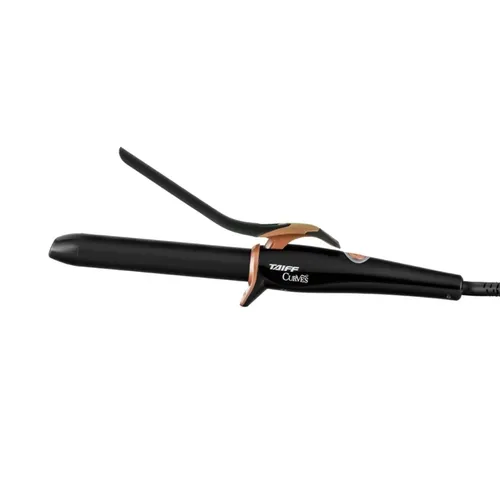 Modelador de Cachos Taiff Curves 2,5 cm Com Cabo Giratório Preto 210 Graus Bivolt