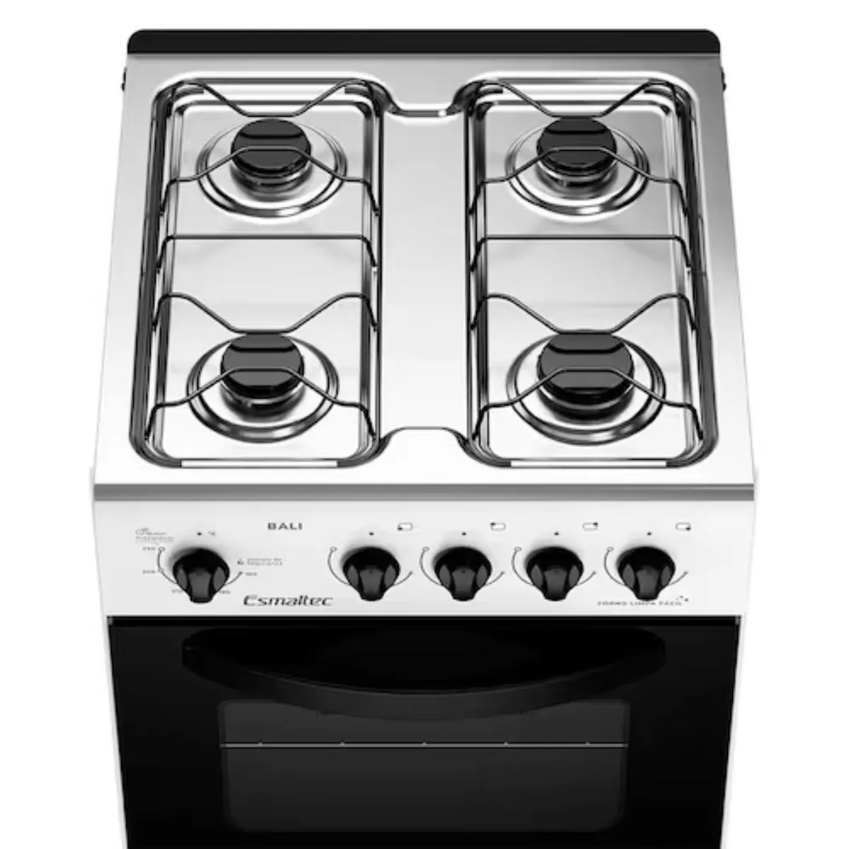 Fogão 4 Bocas Bali 4111 Sem Tampa Branco Esmaltec