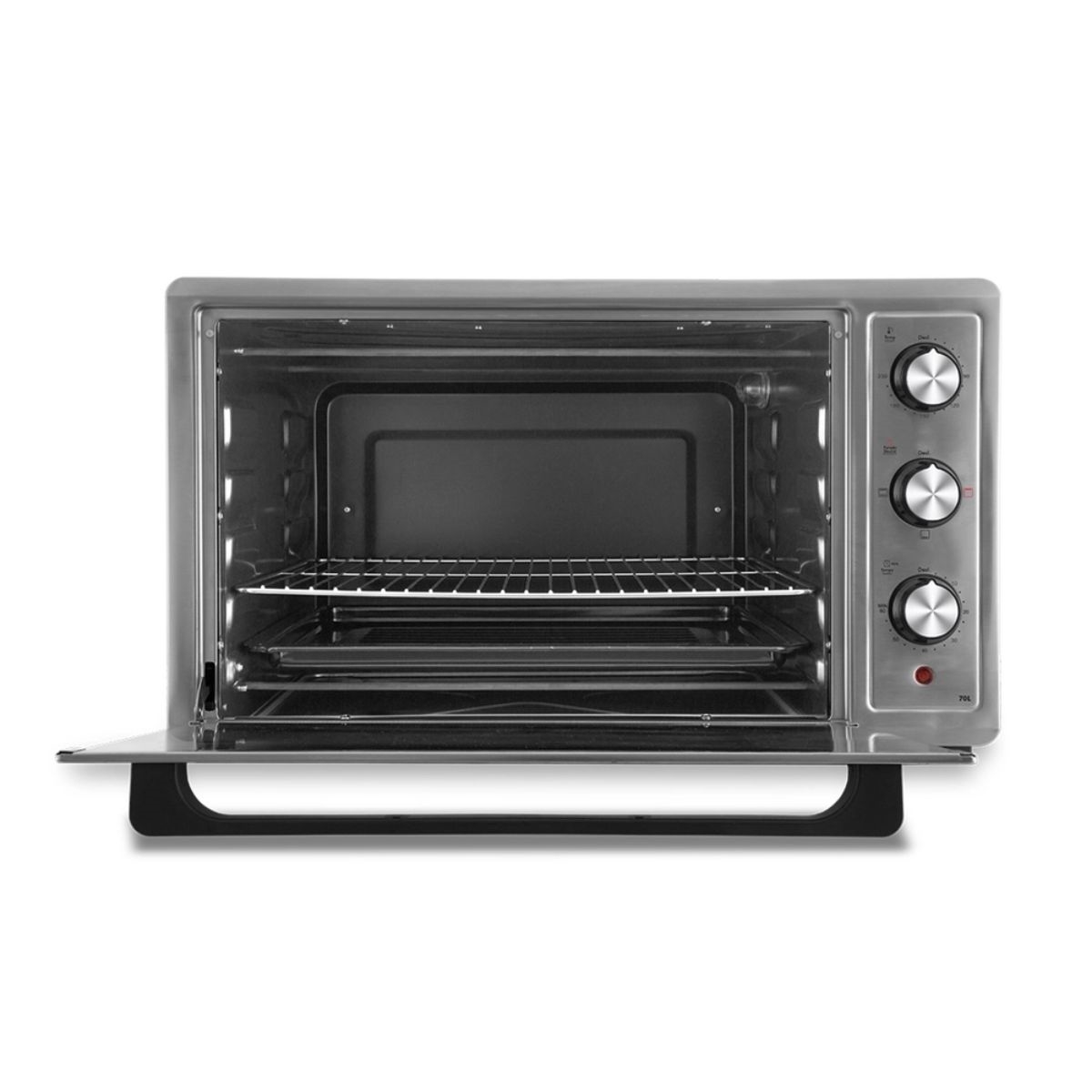 FORNO ELETRICO PHILCO PFE70IR ROTISSERIE 70LT ACO INOX 2200W 220V - Forno  Elétrico de Bancada 70L Philco PFE70IR Rotisserie Aço Inox 2200W 220V -  PHILCO